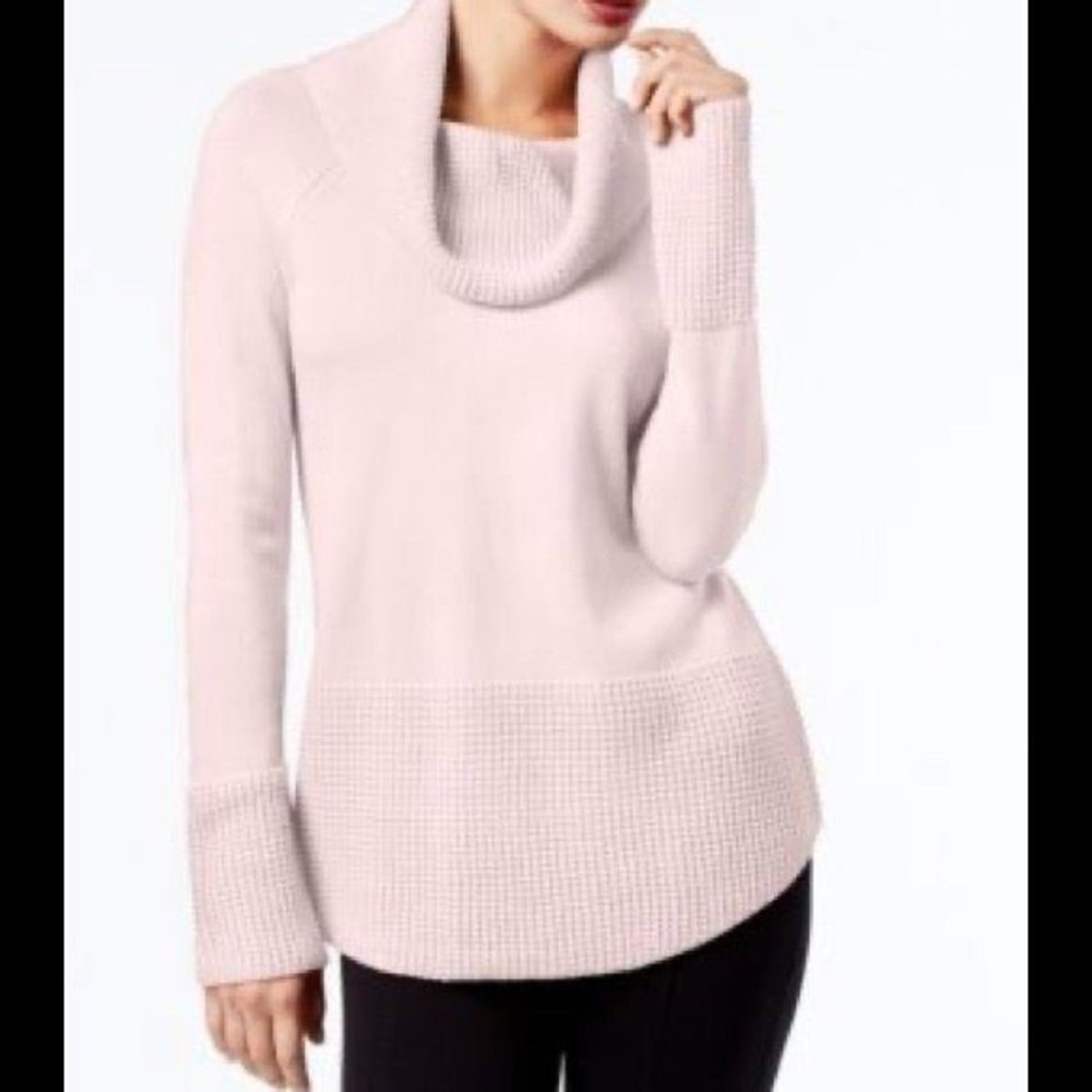 Calvin Klein - XL Cowl Neck Pink Sweater